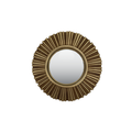 Gold Leaf Convex Wall Mirror Style III- Small