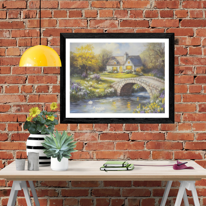 Golden Afternoon by the Riverbank