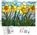 Golden Daffodils Under a Spring Sky