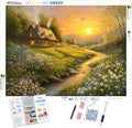 Golden Hour in the Spring Meadow