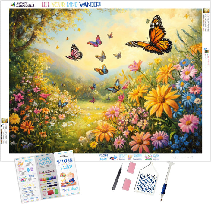 Golden Meadow of Butterflies