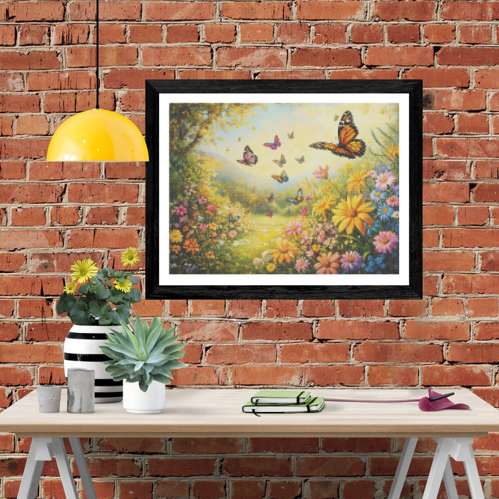 Golden Meadow of Butterflies