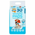 Good Boy puppy training pads, 30 pack, showing an absorbent pad and its packaging