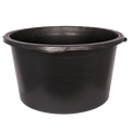 Red Gorilla Multi-Tub Round, 65 litres, in black with rigid tapered sides and a wide rolled rim