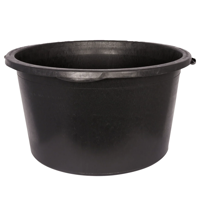 Red Gorilla Multi-Tub Round, 65 litres, in black with rigid tapered sides and a wide rolled rim