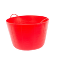 Red Gorilla Gorilla Tub Extra Large 75L in red, deep flexible tub with reinforced golf-ball handles