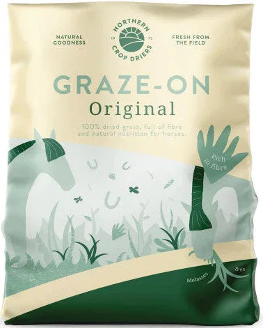 Graze-On Original chopped dried grass forage in a 14kg bale