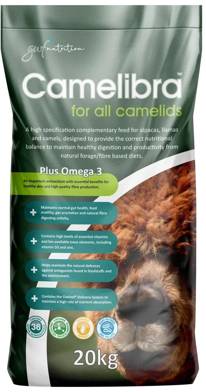 GWF Nutrition Camelibra NG-2 20kg sack of high specification complementary feed for llamas and alpacas