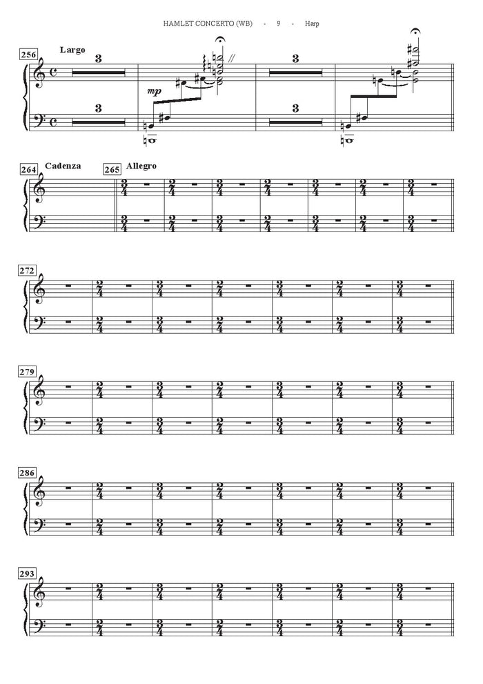 HAMLET CONCERTO for Solo Percussion and Wind Band