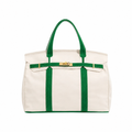 Handmade Premium Cotton Canvas Boatkin Boat Bag - Kelly Green