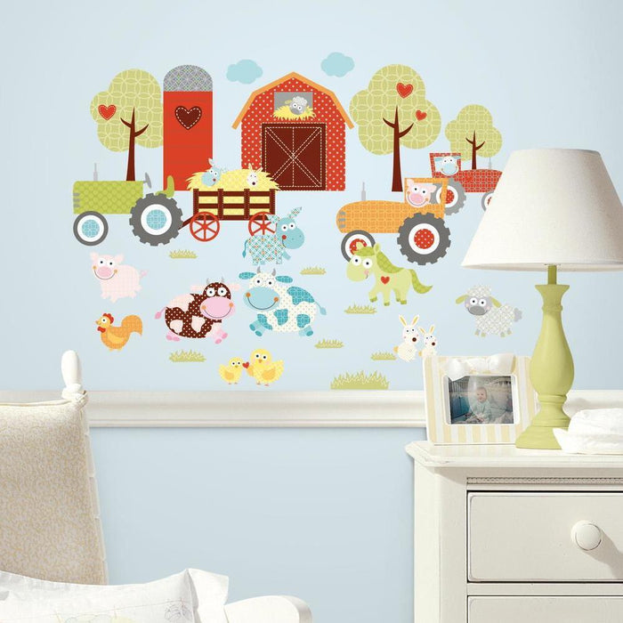 HAPPI BARNYARD PEEL & STICK WALL DECALS