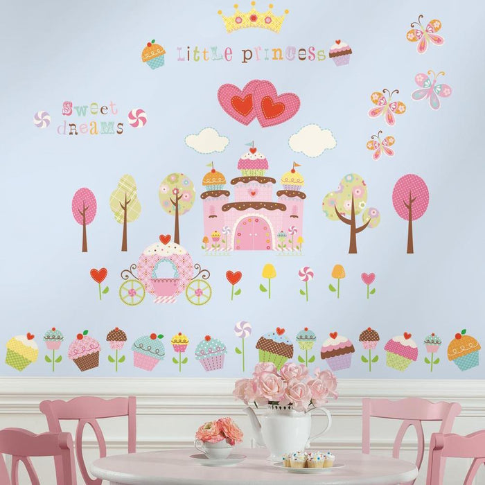 HAPPI CUPCAKE LAND PEEL & STICK WALL DECALS