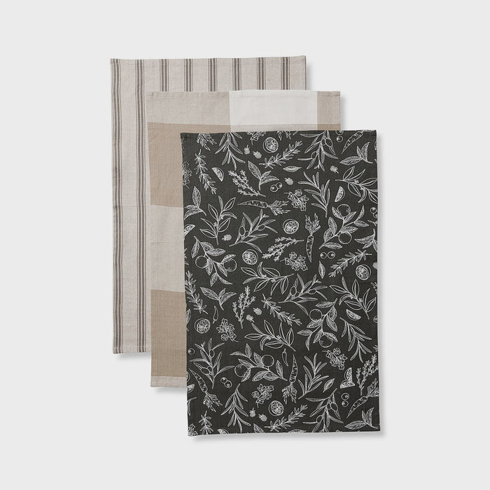 Harvest Teatowel Pack3