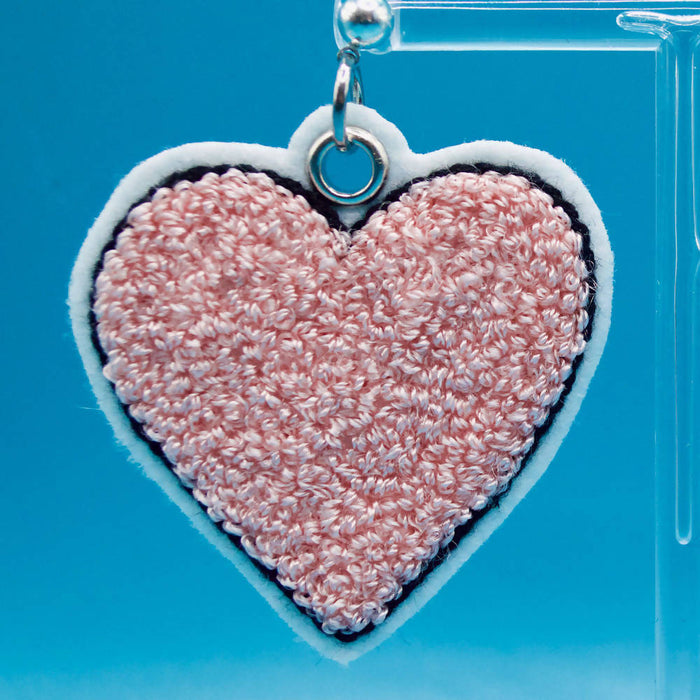 Heart Embroidered Earrings