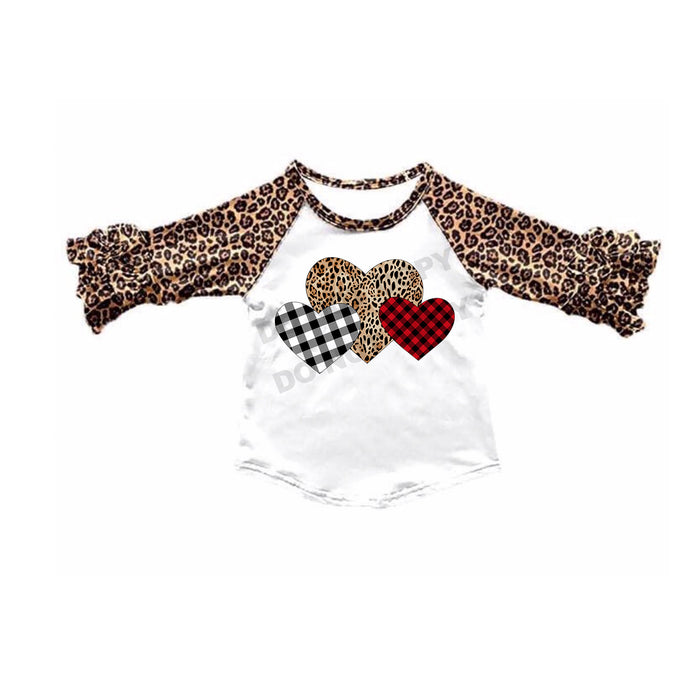 Hearts "larger leopard print" - Sublimation png file/Digital Download