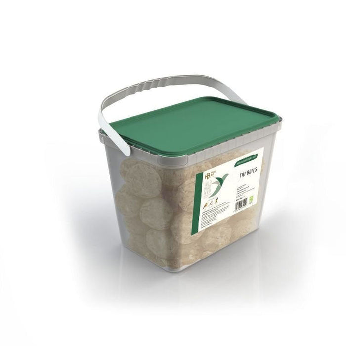 Henry Bell bulk box of 160 wild bird fat balls, supplied loose without nets