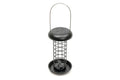 Henry Bell Heavy Duty Everyday Fat Ball Feeder in black aluminium with wide all-in-one base