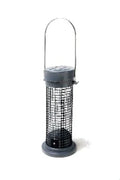 Henry Bell Select peanut feeder, 20cm mesh tube with ring perches and a push-down lid