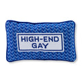 High-End Gay Needlepoint Pillow