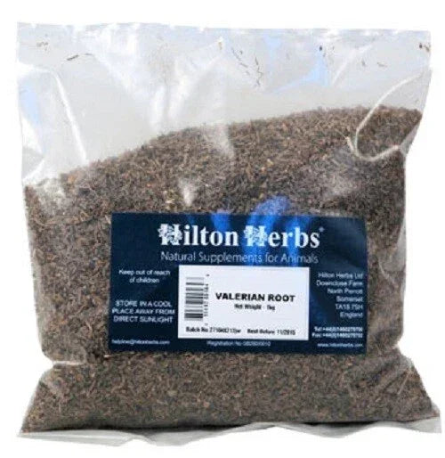 Hilton Herbs Valerian Root dried cut herb for horses in a 1kg pack