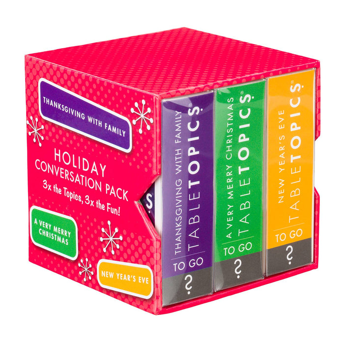 HOLIDAY CONVERSATION PACK - Thanksgiving, Christmas, NewYear