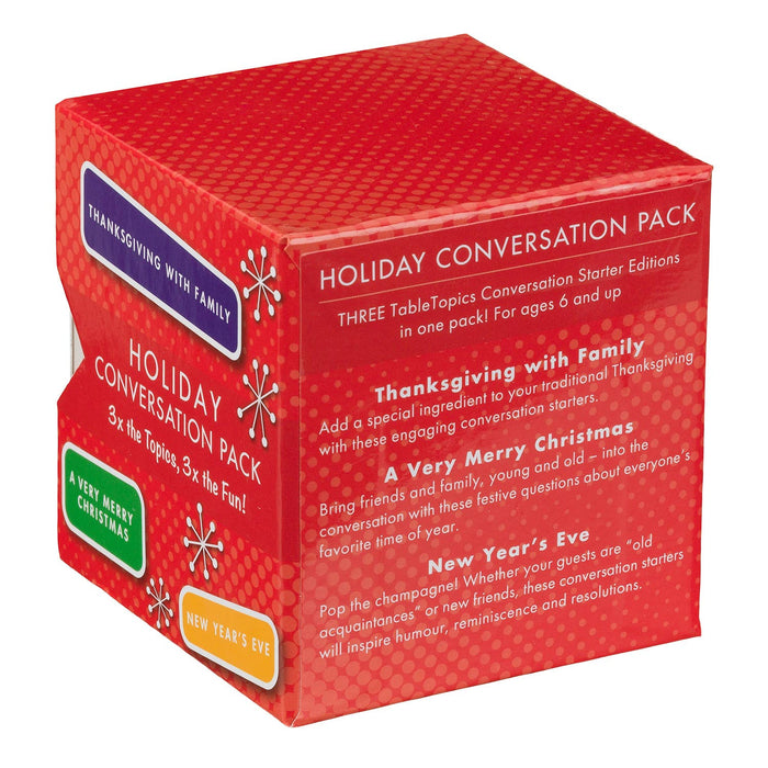 HOLIDAY CONVERSATION PACK - Thanksgiving, Christmas, NewYear