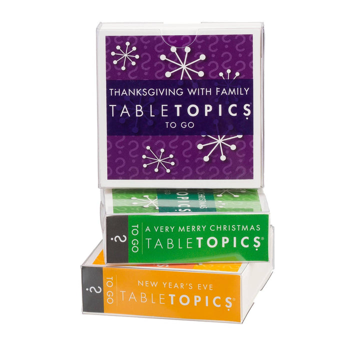 HOLIDAY CONVERSATION PACK - Thanksgiving, Christmas, NewYear