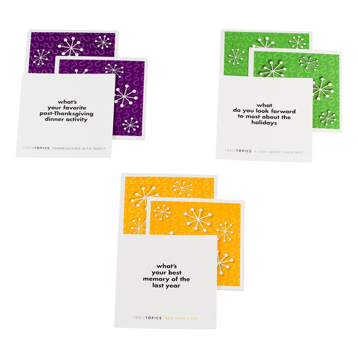 HOLIDAY CONVERSATION PACK - Thanksgiving, Christmas, NewYear