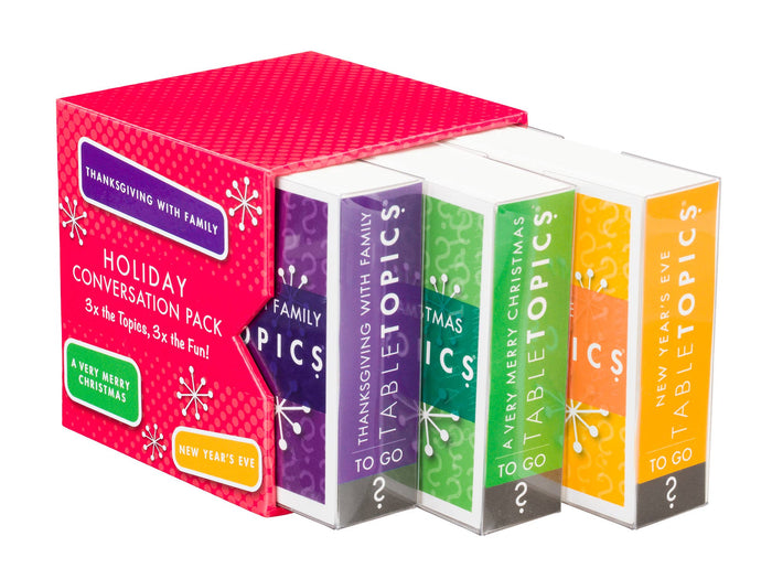 HOLIDAY CONVERSATION PACK - Thanksgiving, Christmas, NewYear