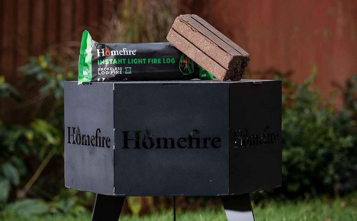 Second view of the Homefire Instant Light Fire Logs 10 pack