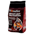 Homefire Instant Light lumpwood charcoal, a two pack of bags that light straight from the bag
