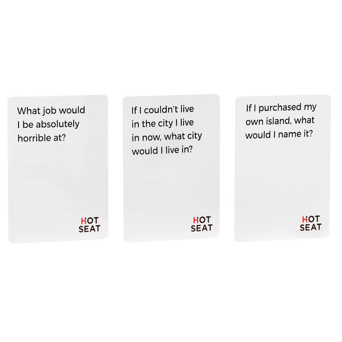 HOT SEAT: The Family Party Game That's All About You