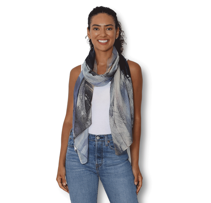 Indigo Dream Scarf 200x70cm