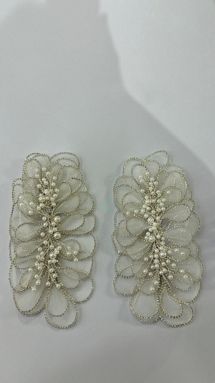 Iris flower headpiece set