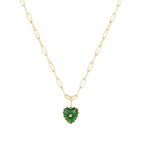 Isabel Jade Pendant and Necklace