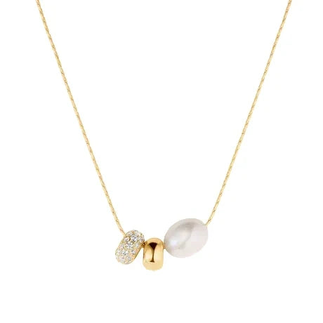 Isla Gold Bead Necklace