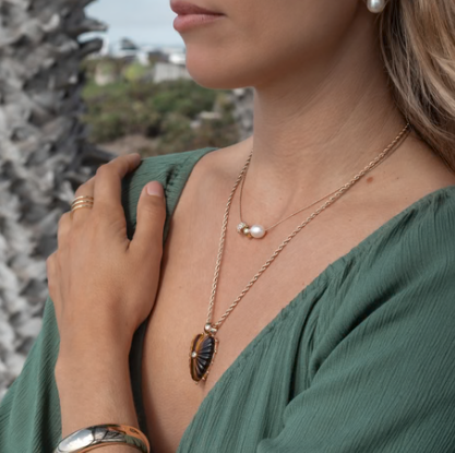 Isla Gold Bead Necklace