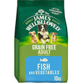 James Wellbeloved Fish & Veg grain free dry dog food in the large bag