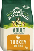 James Wellbeloved Adult Turkey & Rice hypoallergenic dry dog food, 2kg bag