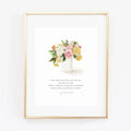 Jeremiah 29:11 Bouquet Scripture Print
