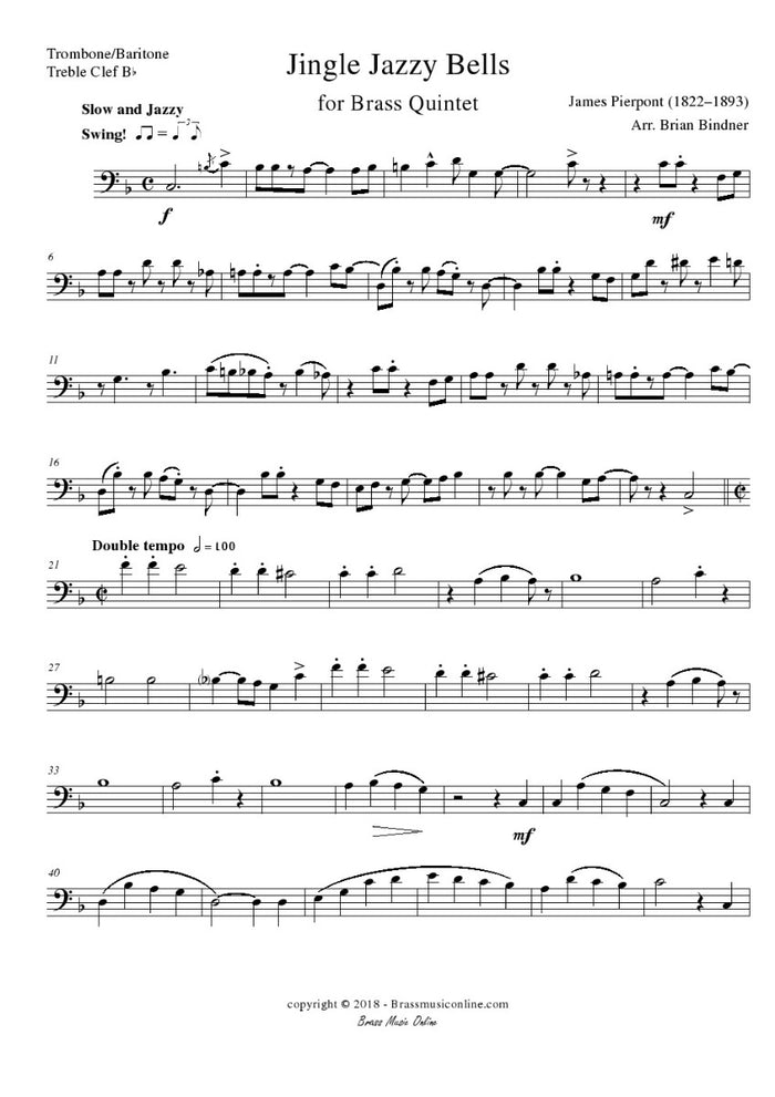 Jingle Jazzy Bells - Brass Quintet