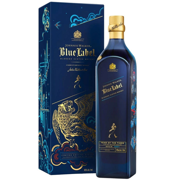 Johnnie Walker Blue Label Year of the Tiger 2022 Limited Edition Blended Scotch