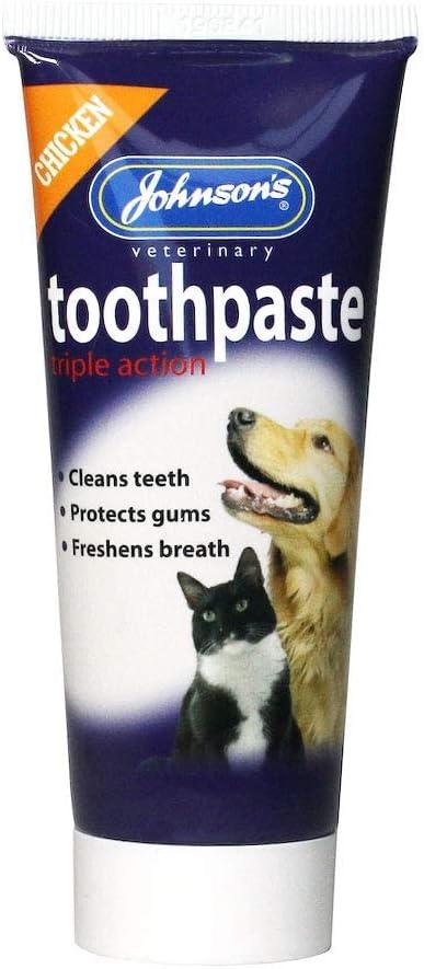 Johnson's Triple Action Toothpaste for dogs and cats, 50g tube