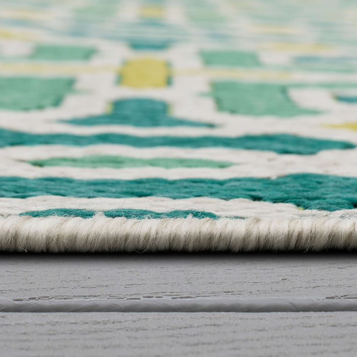 Karastan Drew & Jonathan Outdoor Wintergreen Area Rug