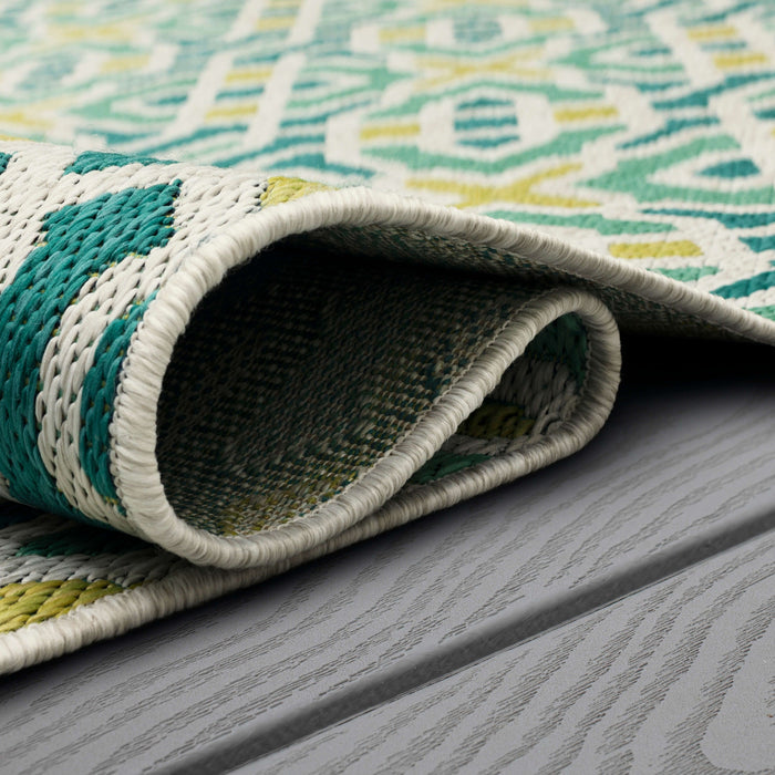 Karastan Drew & Jonathan Outdoor Wintergreen Area Rug