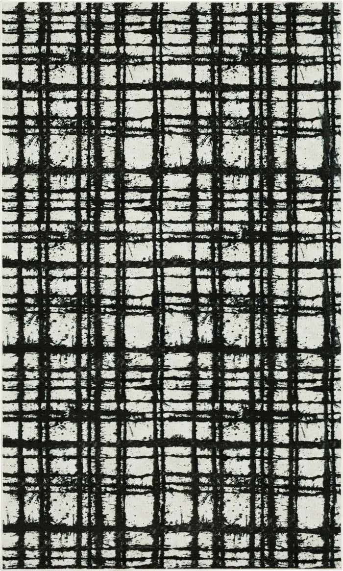 Karastan Evolution Black Area Rug ZC008 A402 Black