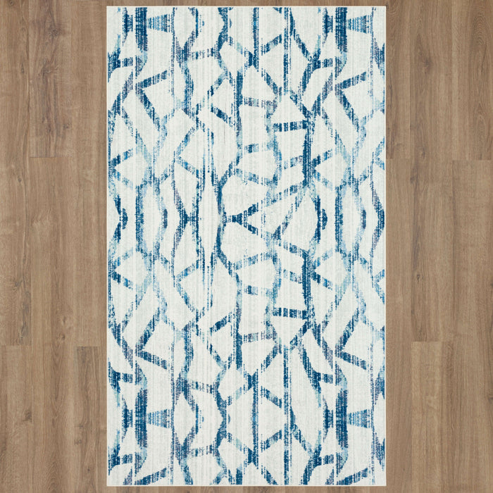 Karastan Evolution Blue Area Rug