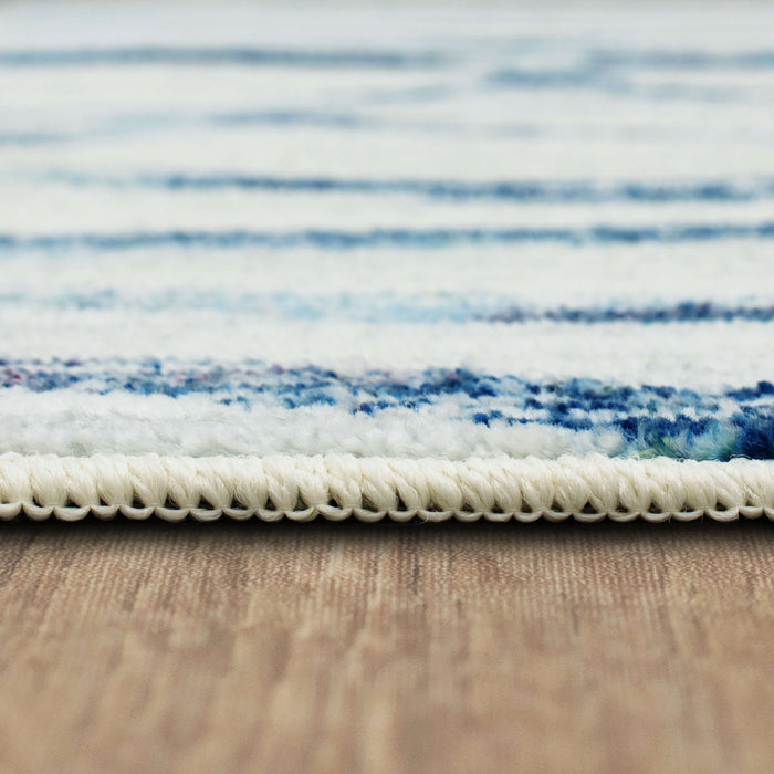 Karastan Evolution Blue Area Rug