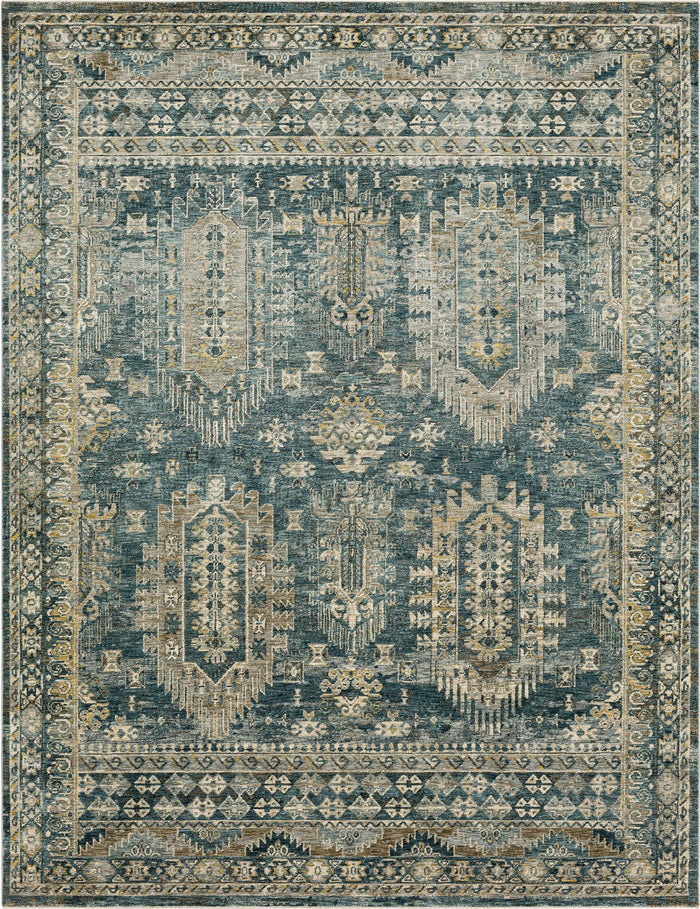 Karastan Marash Blue Area Rug RG843 048 Blue