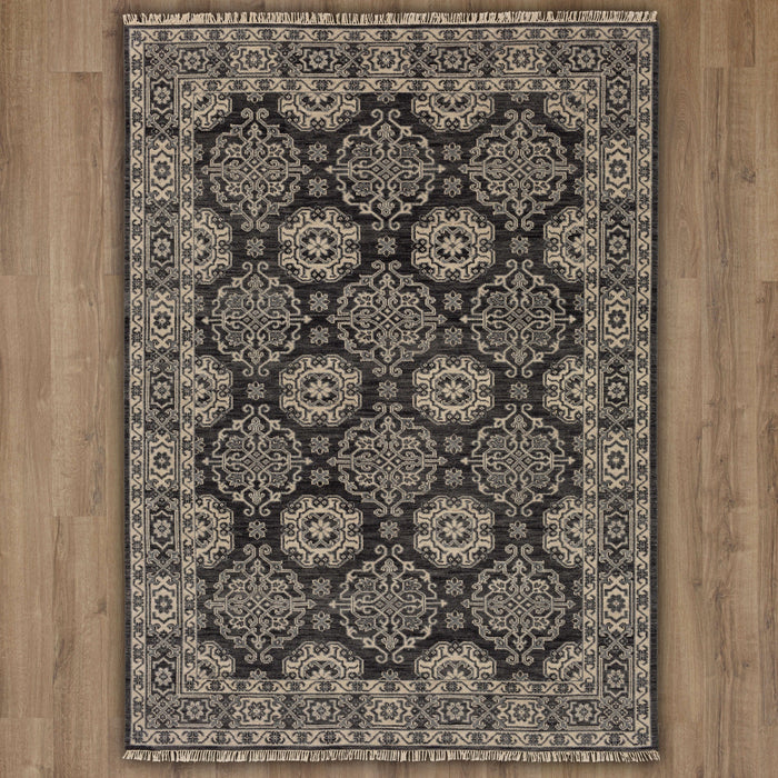 Karastan Paradigm Black Area Rug